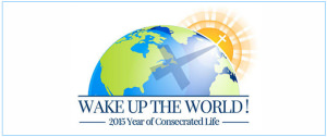 Wake Up the World - Year of Consecrated Life 2015 logo