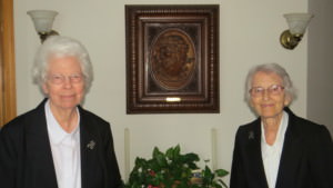 Sister Louise, left, and Sister Andrea